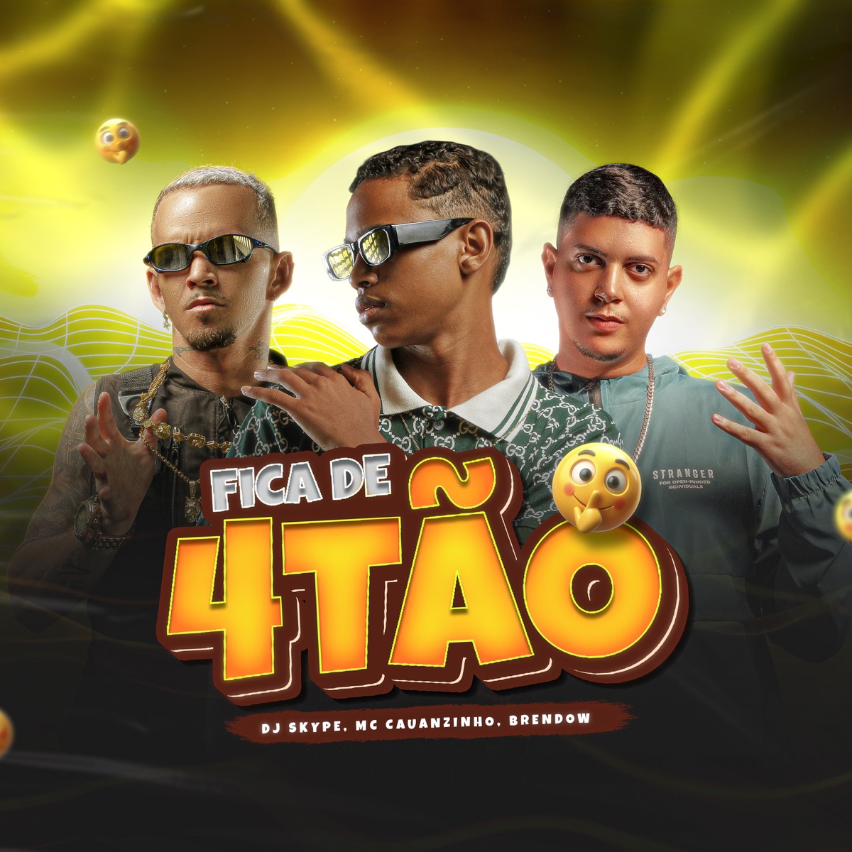 Fica de 4tão - Single by Brendow, DJ SKYPE & Mc Cauanzinho album cover