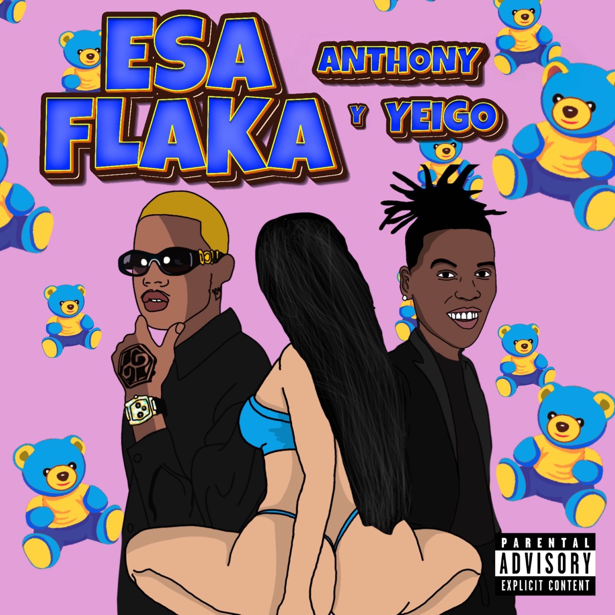 Esa Flaka - Single by Anthony & Yeigo & Victor R -Swag album cover