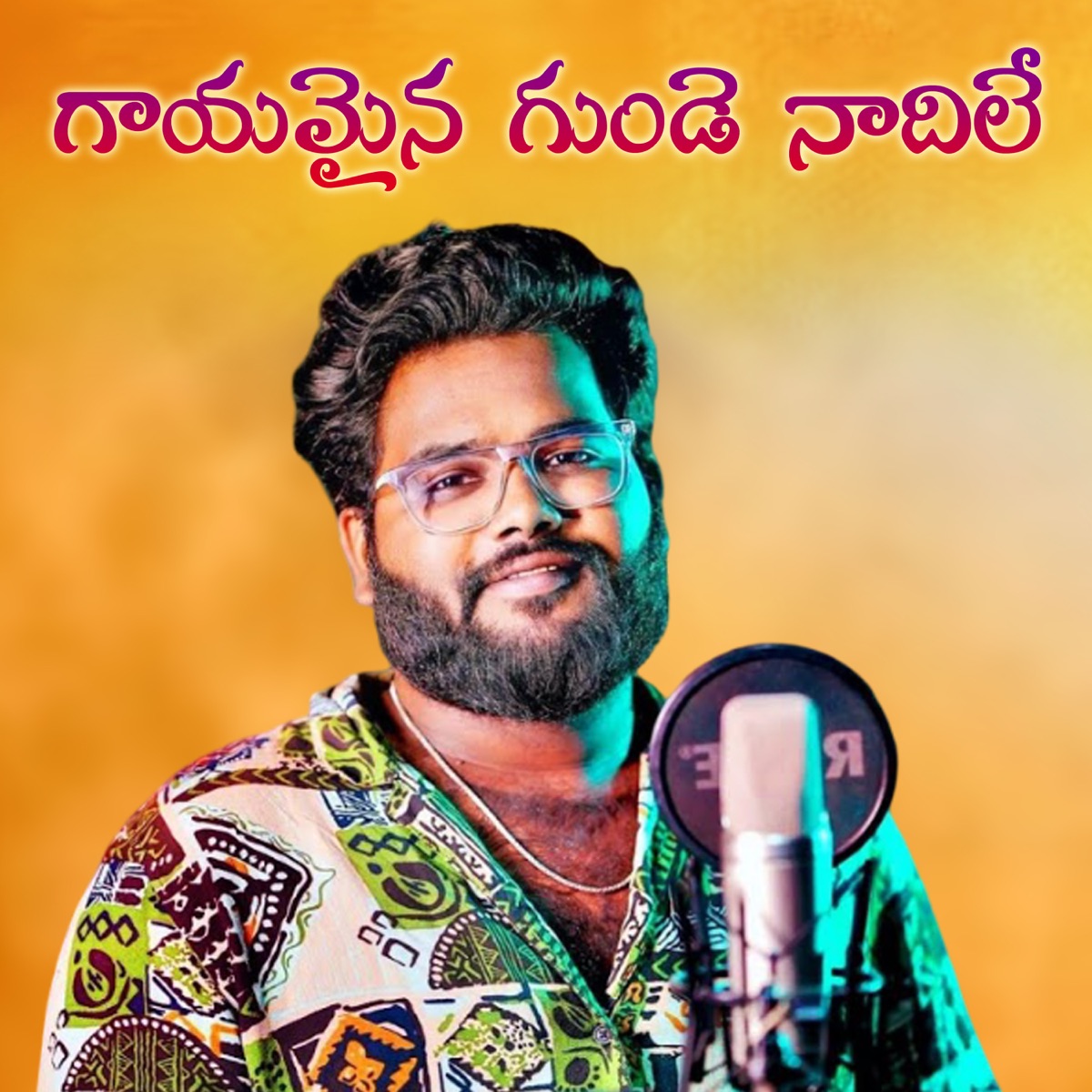 Gayamaina Gunde Nadhile - Single by Dilip Devgan album cover