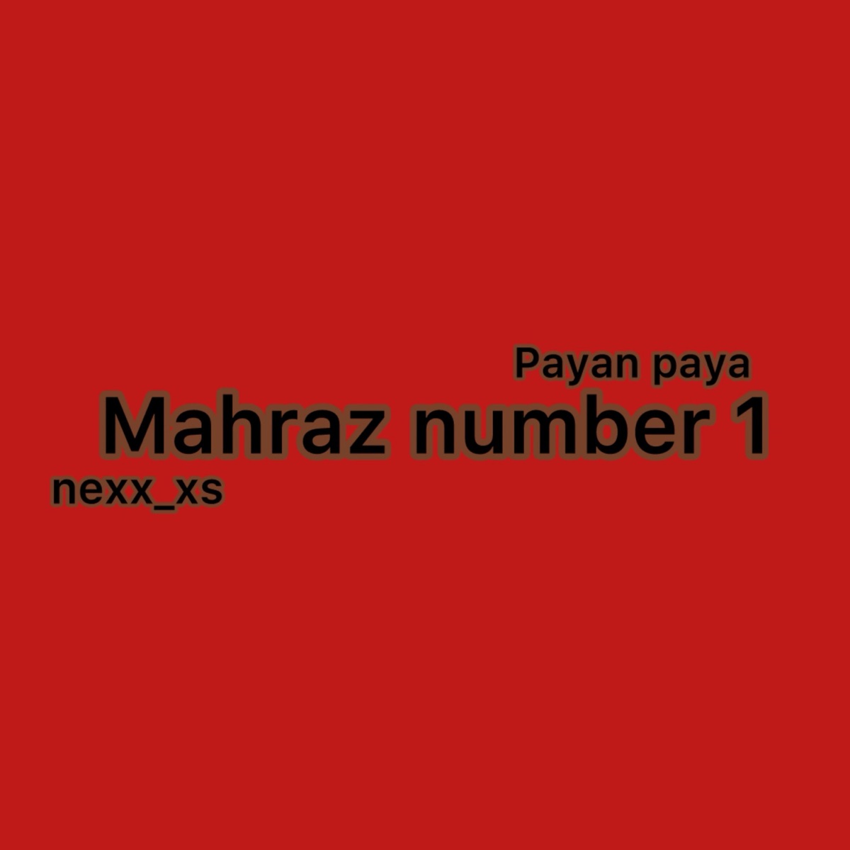 Payan Paya (feat. Mahraz Number 1) - Single by Nexx_xs album cover