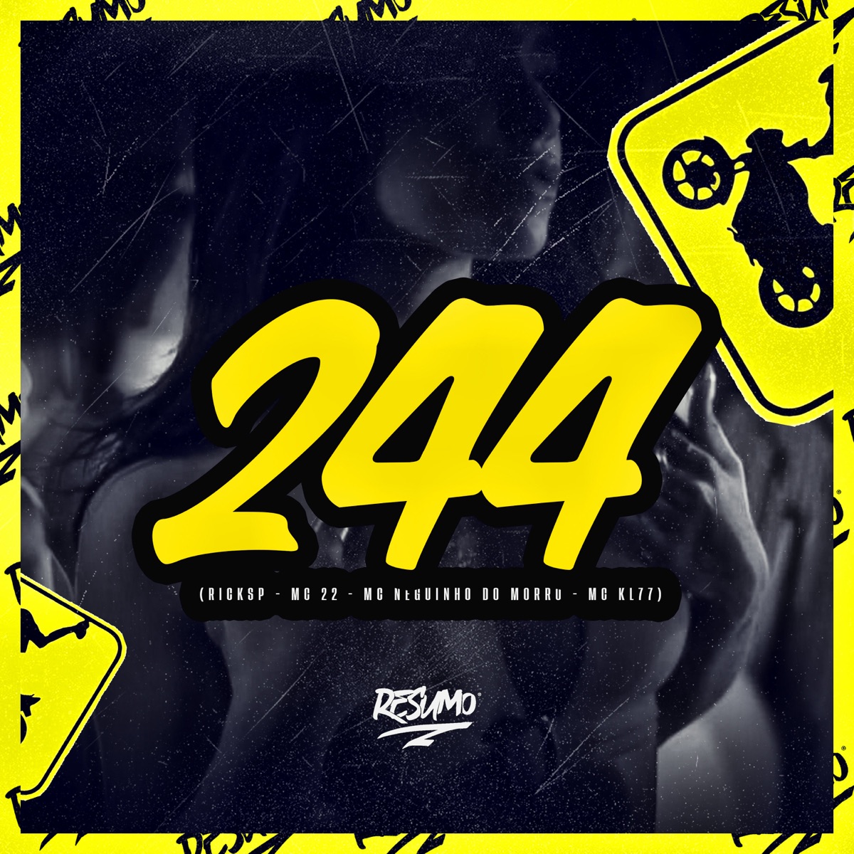 244 - Single by ricksp, Mc Neguinho do Morro, MC 22 & MC KL77 album cover