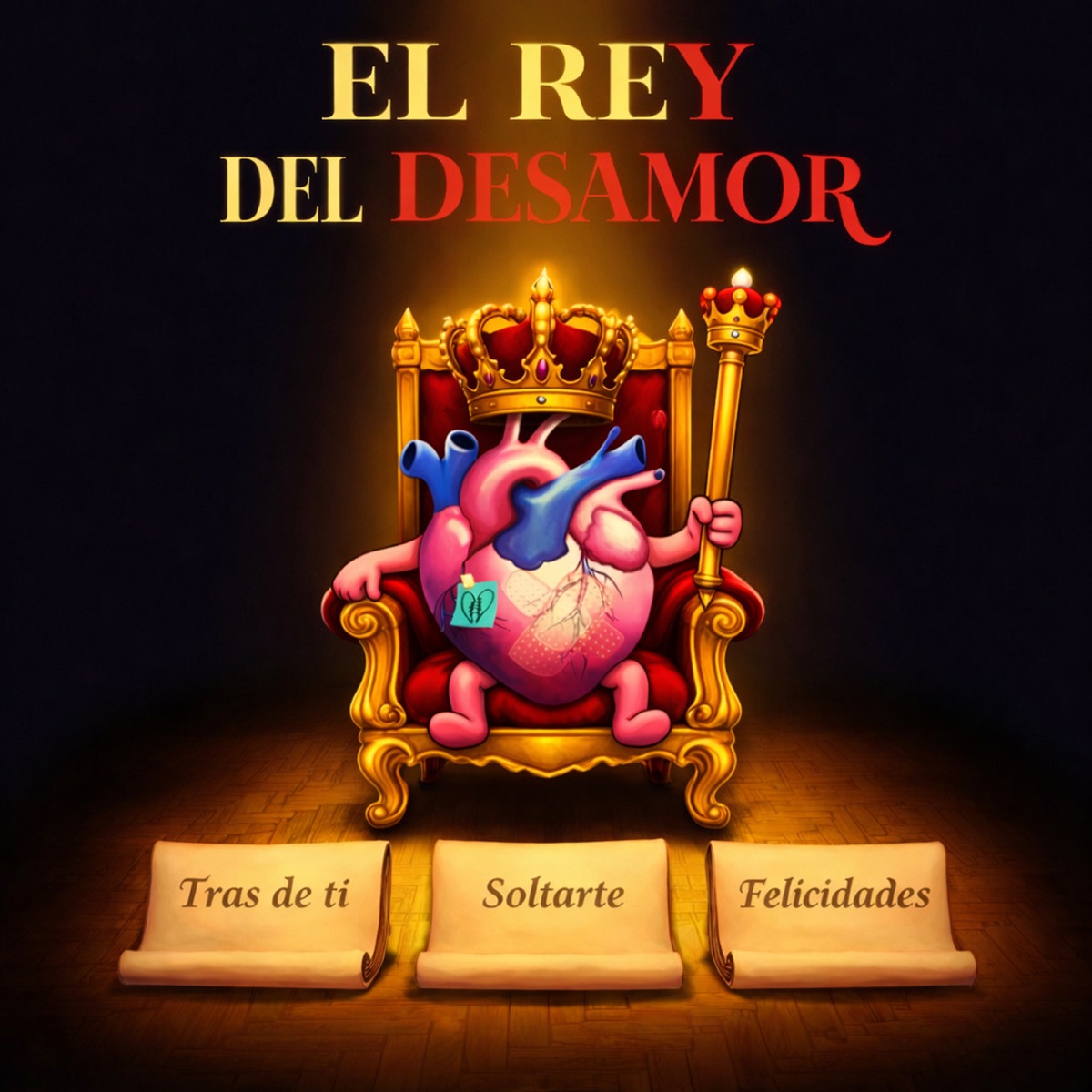 EL REY DEL DESAMOR - Single by El LD album cover