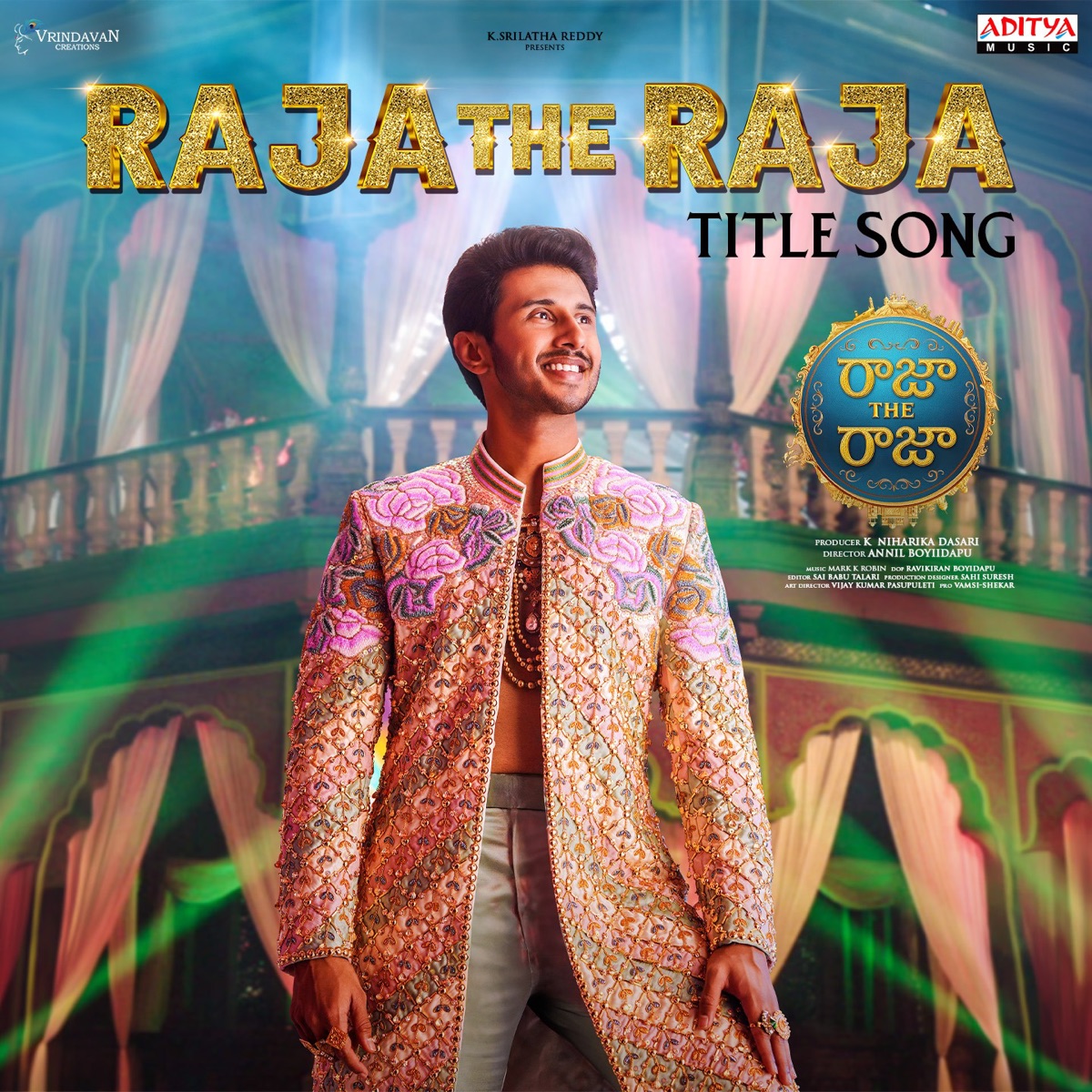 Raja The Raja Title Song (From "Raja The Raja") - Single by Mark K. Robin, Sindhuja Srinivasan & Krishna Chaitanya album cover