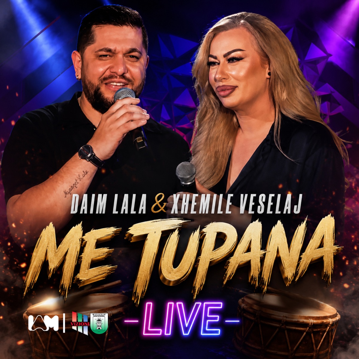 Me Tupana (Live) - Single by Daim Lala & Xhemile Veselaj album cover