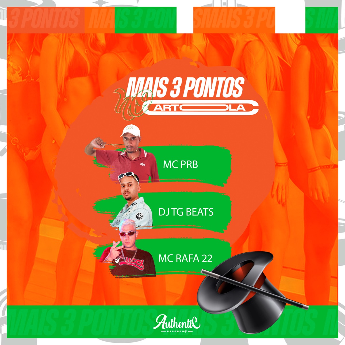 Mais 3 Pontos no Cartola - Single by DJ TG Beats, MC PRB & MC Rafa 22 album cover