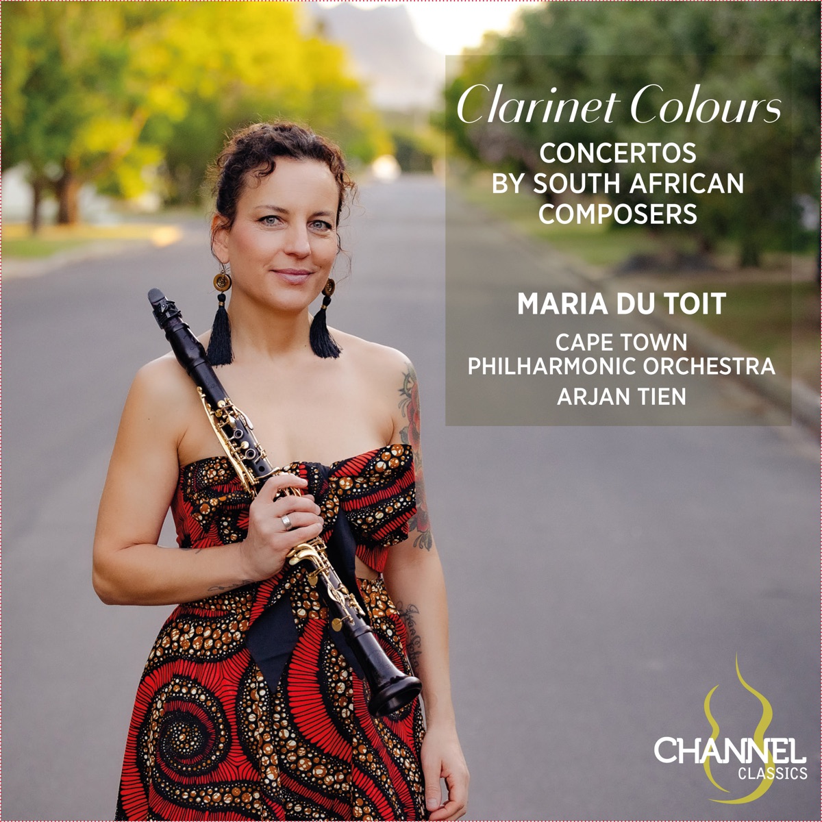 Clarinet Colours by Maria Du Toit, Cape Town Philharmonic Orchestra & Arjan Tien album cover