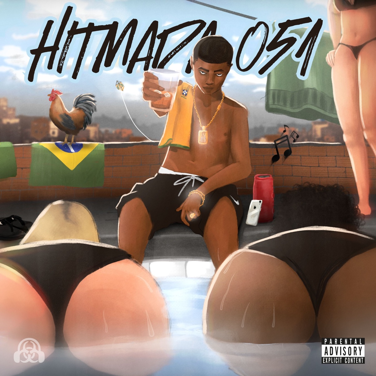 Hitmada 051 - Single by Ricky Ribeiro, MC PH51, M4NX, Rf51, Iguinho Mc & Usina do Beat album cover