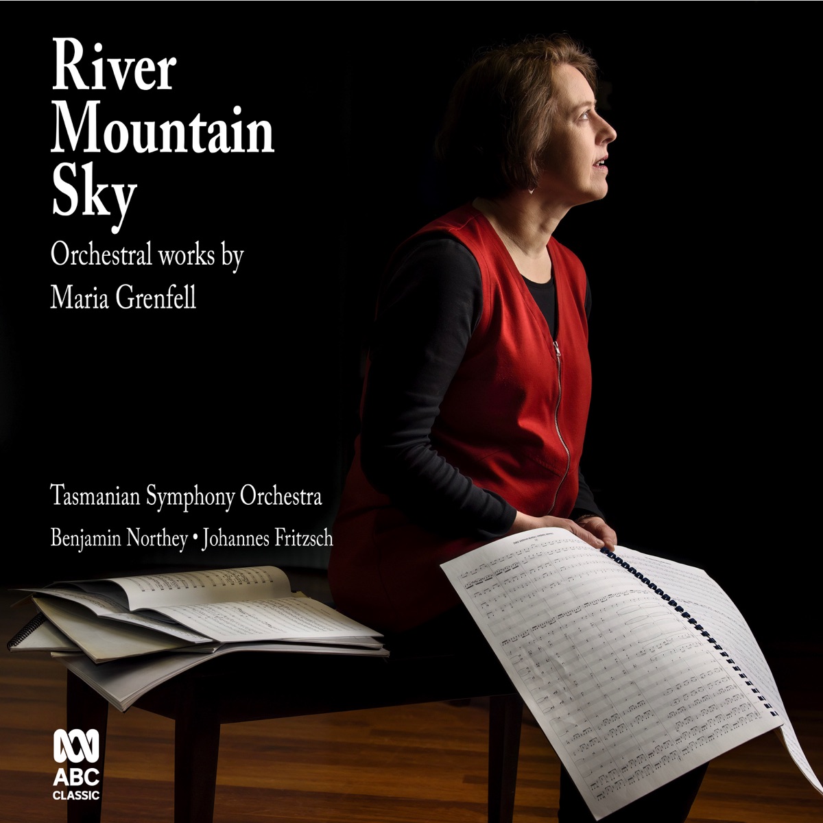 River Mountain Sky: Orchestral works by Maria Grenfell by Tasmanian Symphony Orchestra, Benjamin Northey & Johannes Fritzsch album cover