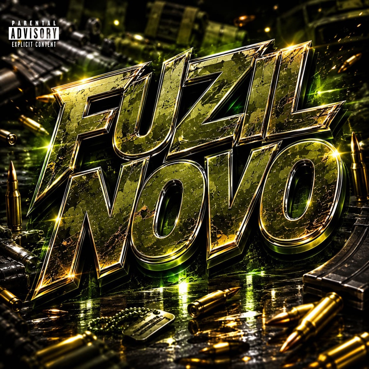 Fuzil Novo (feat. Lcs) - Single by DJ Rona, DJ Polemico, Mc Sheik SP & Mc Lukinhas Lk album cover