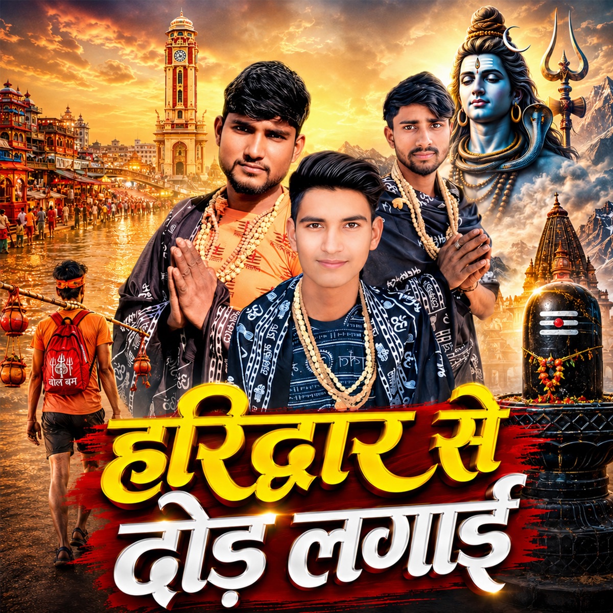 Haridwar Se Dod Lagai - Single by Gaurav Rajput & Visnu Farida album cover