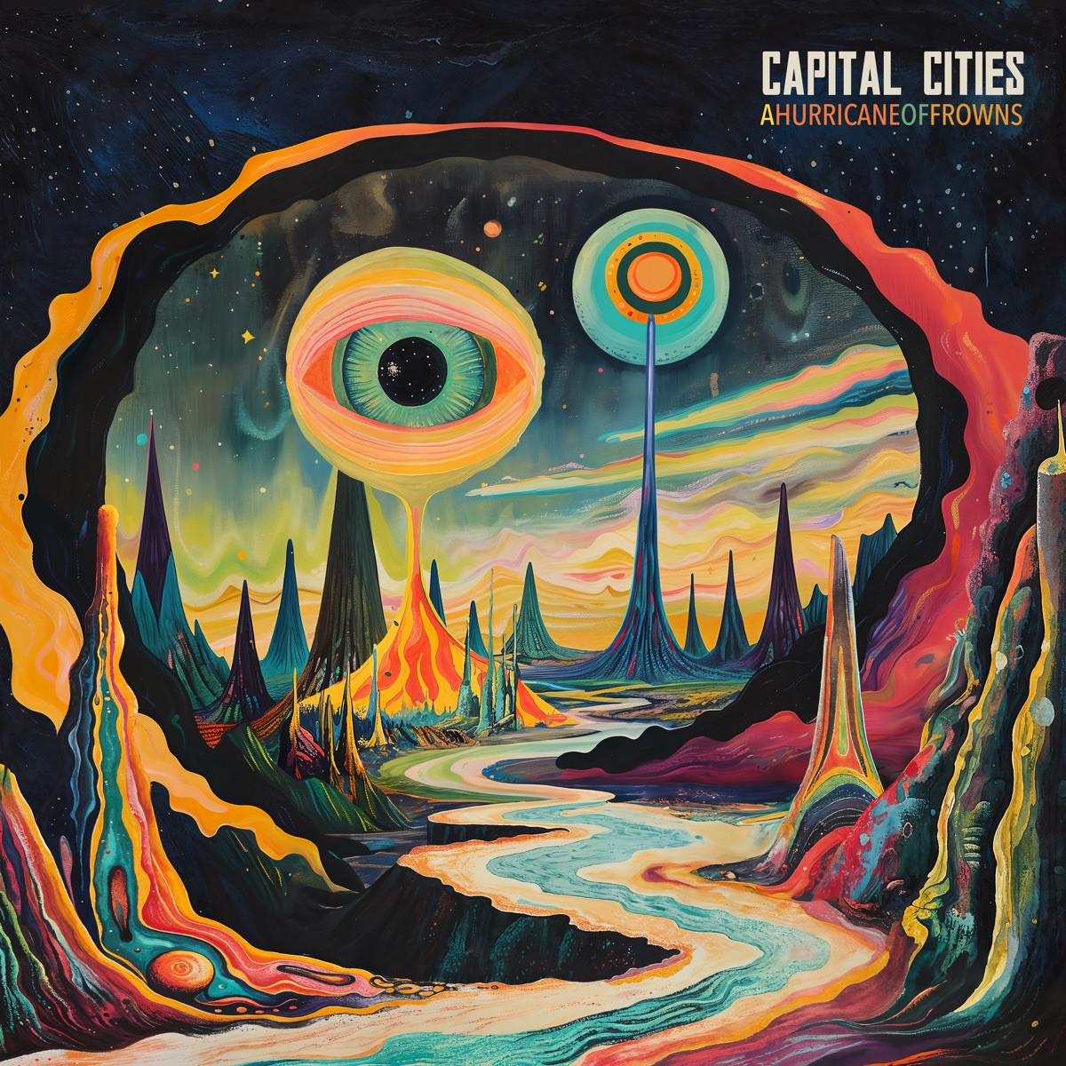 A Hurricane of Frowns by Capital Cities album cover