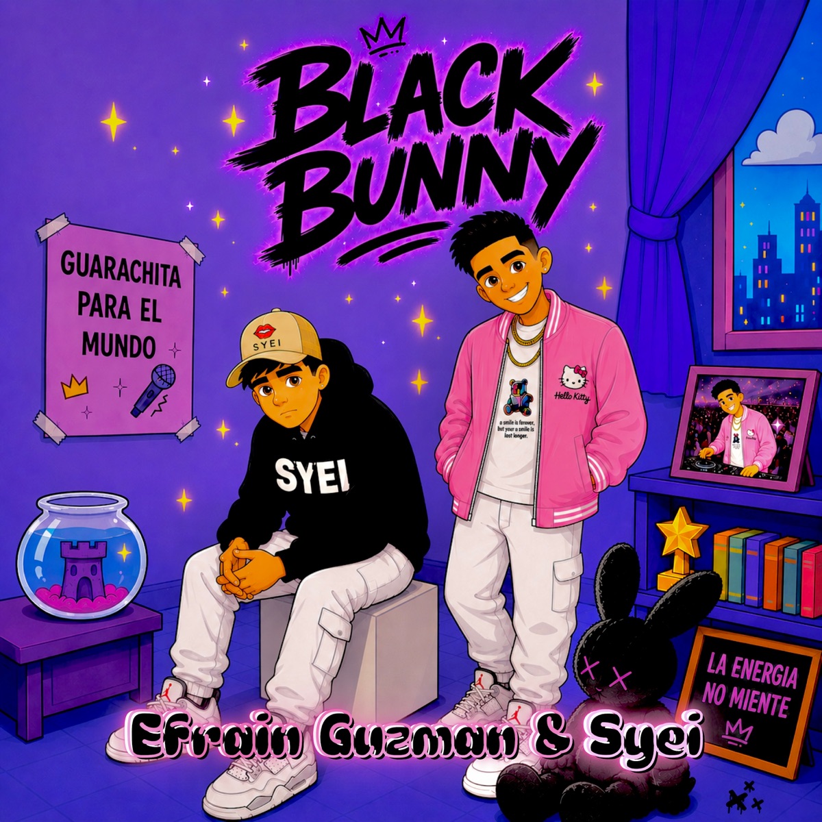 Black Bunny - Single by Efrain Guzman & Syei album cover