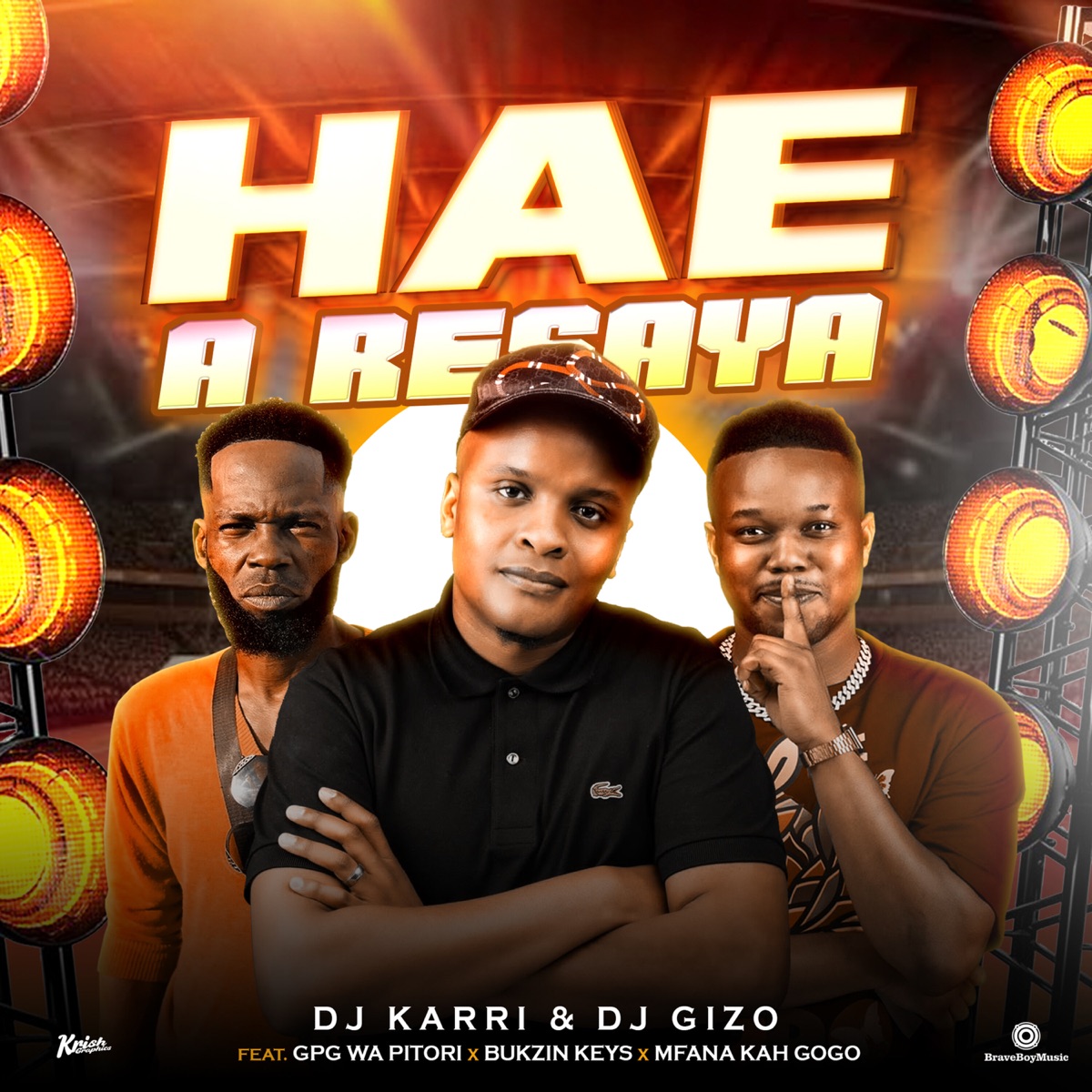 Hae A Resaya (feat. GPG wa Pitori, Mfana Kah Gogo & Bukzin Keys) - Single by Dj Karri & DJ Gizo album cover
