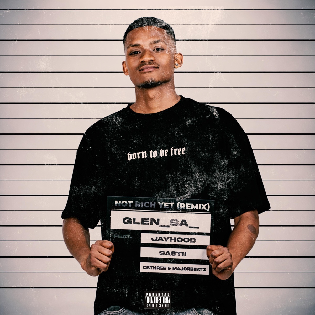 Not Rich Yet (feat. Sastii, JAYHood, Cbthree & MajorBeatz) [Remix] - Single by Glen_sa_ album cover