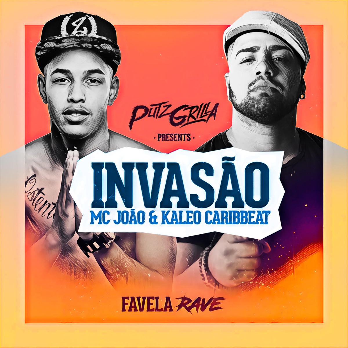 Invasão - Single by Putzgrilla, Mc João & Kaleo Caribbeat album cover