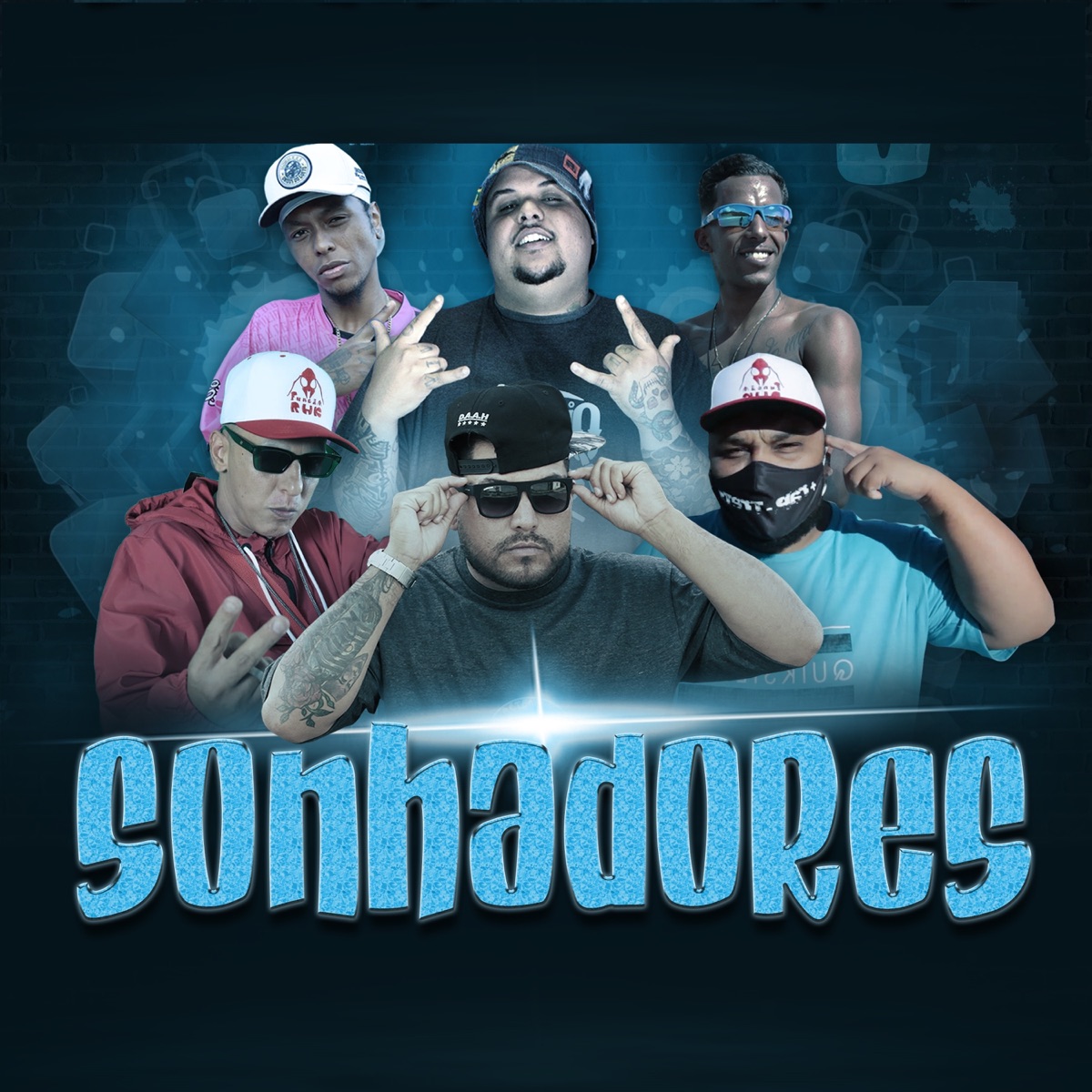 Sonhadores (feat. Negu Moah & MC TCHOZ) - Single by Nolts MC, Tom função RHK & Gorflow album cover