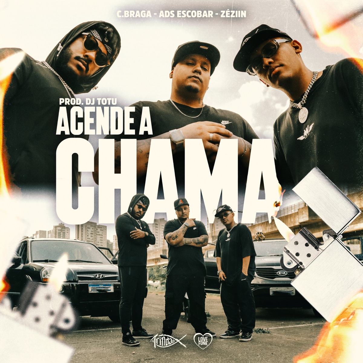 Acende a Chama (feat. C. Braga) - Single by ADS Escobar & ZÉZIIN album cover