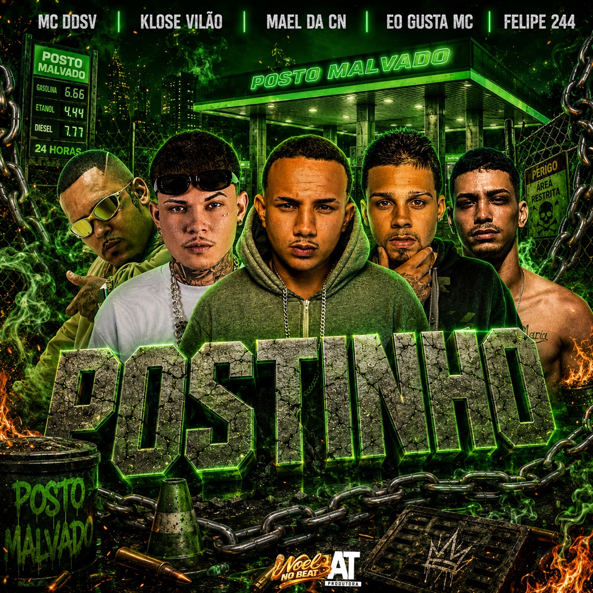 Postinho (feat. Mc DDSV) - Single by Mael da CN, Eo Gusta Mc, Klose Vilao & Felipe 244 album cover