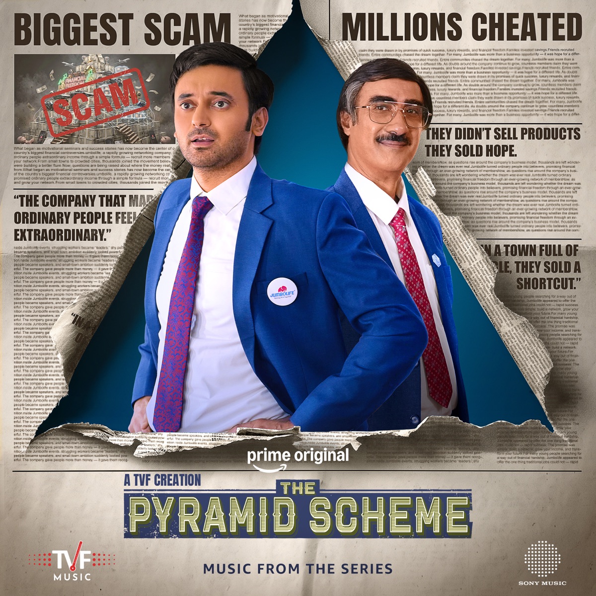 The Pyramid Scheme (Music from the Series) by Aanand Bajpai, Sireesha Jajala, Raman Pujari & CollabStories Collective album cover
