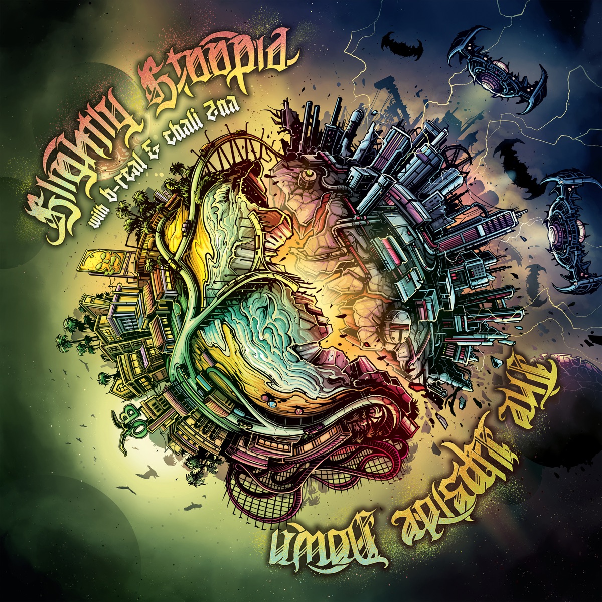 The Upside Down - Single by Slightly Stoopid, B-Real & Chali 2na album cover