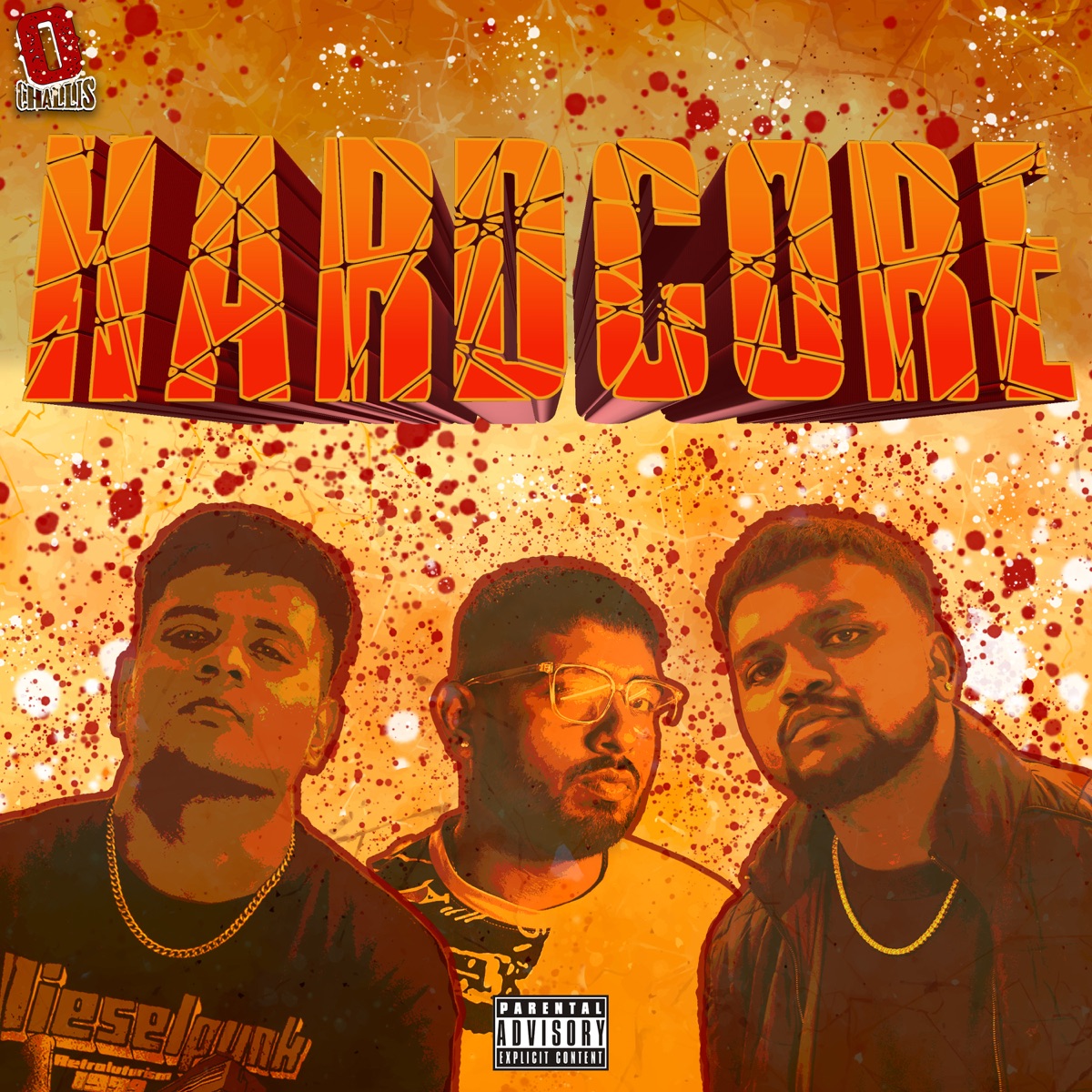 Hardcore - Single by Zero Challis, Boris Bennett & Paul-D album cover
