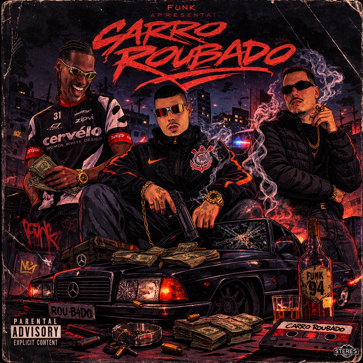 Carro Roubado - Single by GUIBA 011, MC ZL, Felps The Creator! & LETAL SUPPLY album cover
