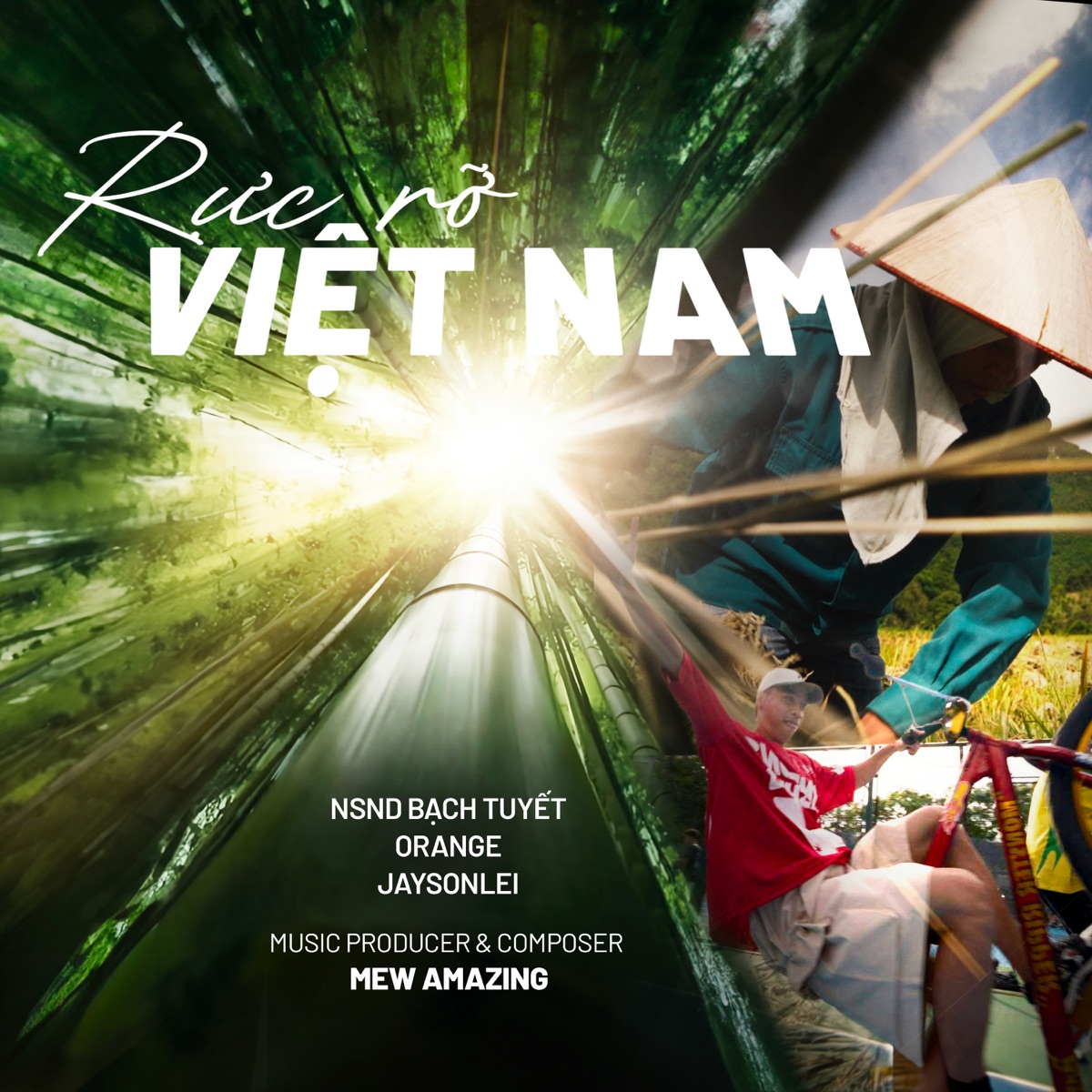 Rực Rỡ Việt Nam - Single by NSND Bạch Tuyết, Orange & Jaysonlei album cover