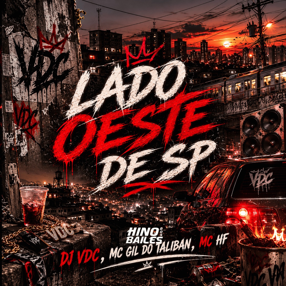 Lado Oeste de Sp - Single by MC Gil do Taliban & MC HF album cover