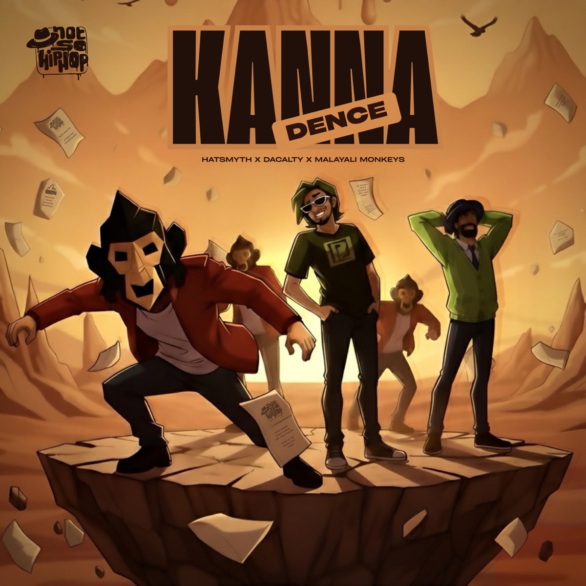 Kanna Dence (From "Not so Hip-Hop") - Single by Hatsmyth, Malayali Monkeys & Dacalty album cover