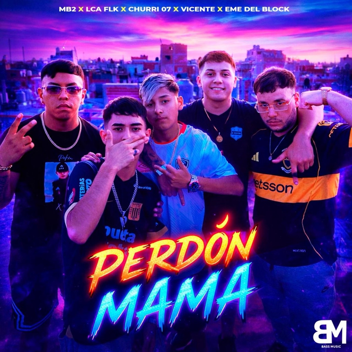 PERDON MAMA (feat. MB2, Churri 07, Vicente & Eme el bloke) - Single by LCA FLK album cover