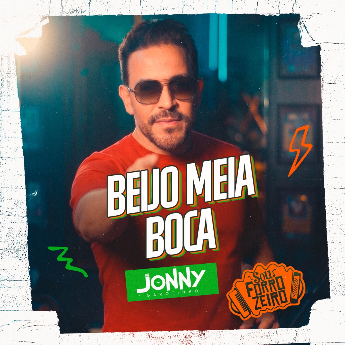 Beijo Meia Boca - Single by Jonny Garotinho album cover