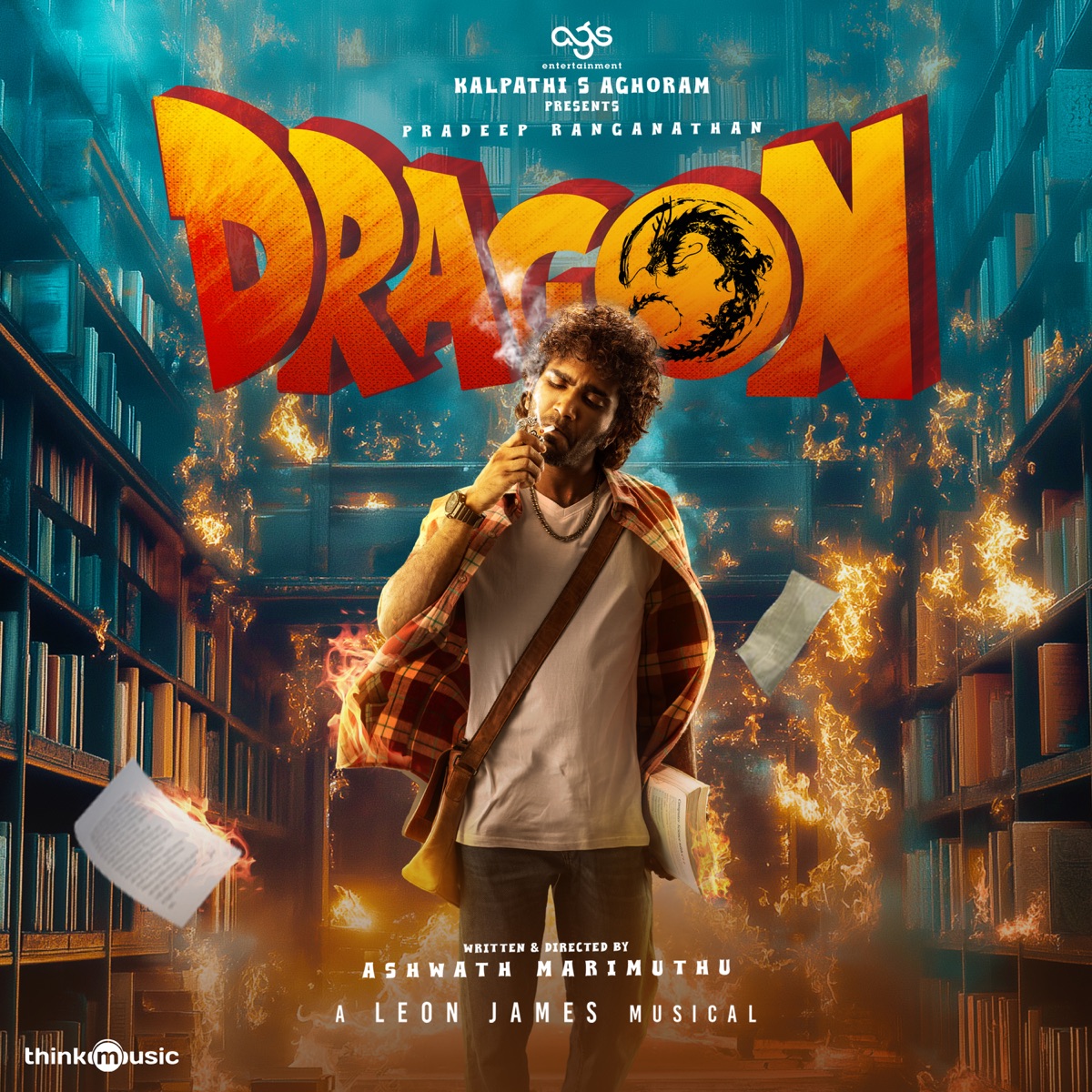 Dragon (Original Motion Picture Soundtrack) by Leon James, Vignesh Shivan, Ko. Sesha & Gana Apellow album cover