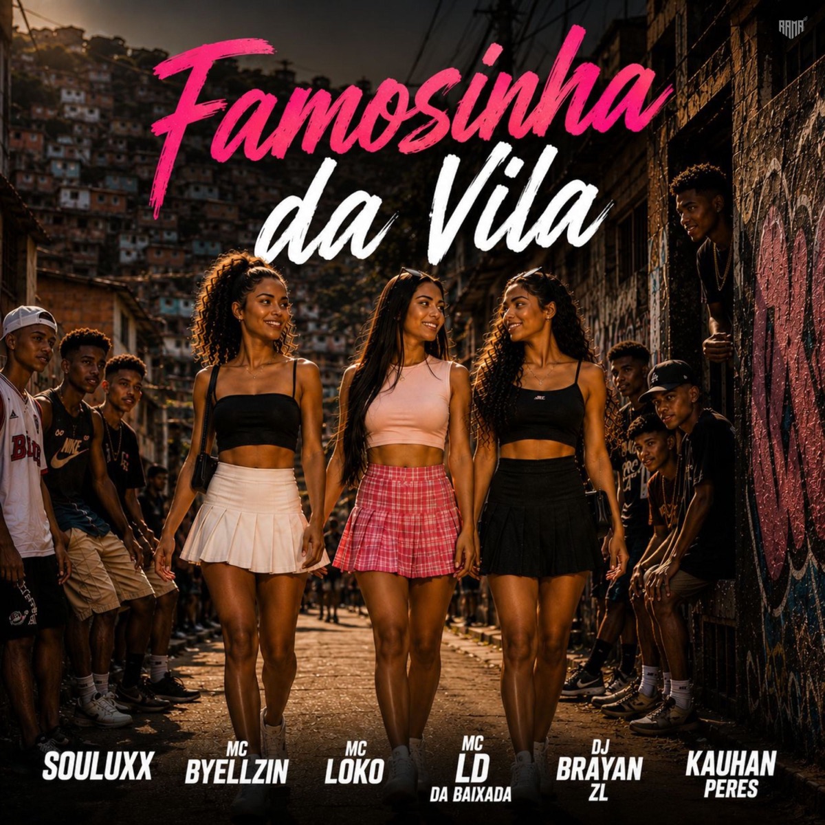 Famosinha Da Vila (feat. SHELBY REC, Mc Bielzyn & SOULUXX) - Single by MC LOKO RS, MC LD da Baixada, DJ BRAYAN ZL & Kauhan Peres album cover