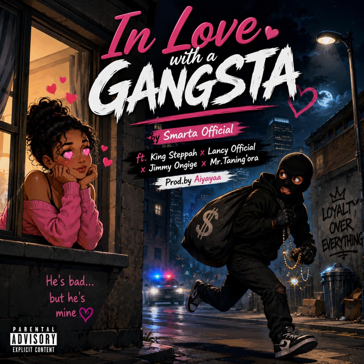 In love with a Gangsta (feat. Mr.Taning'ora, King Steppah, Lancy Official & James Ongige) - Single by Smarta Official album cover