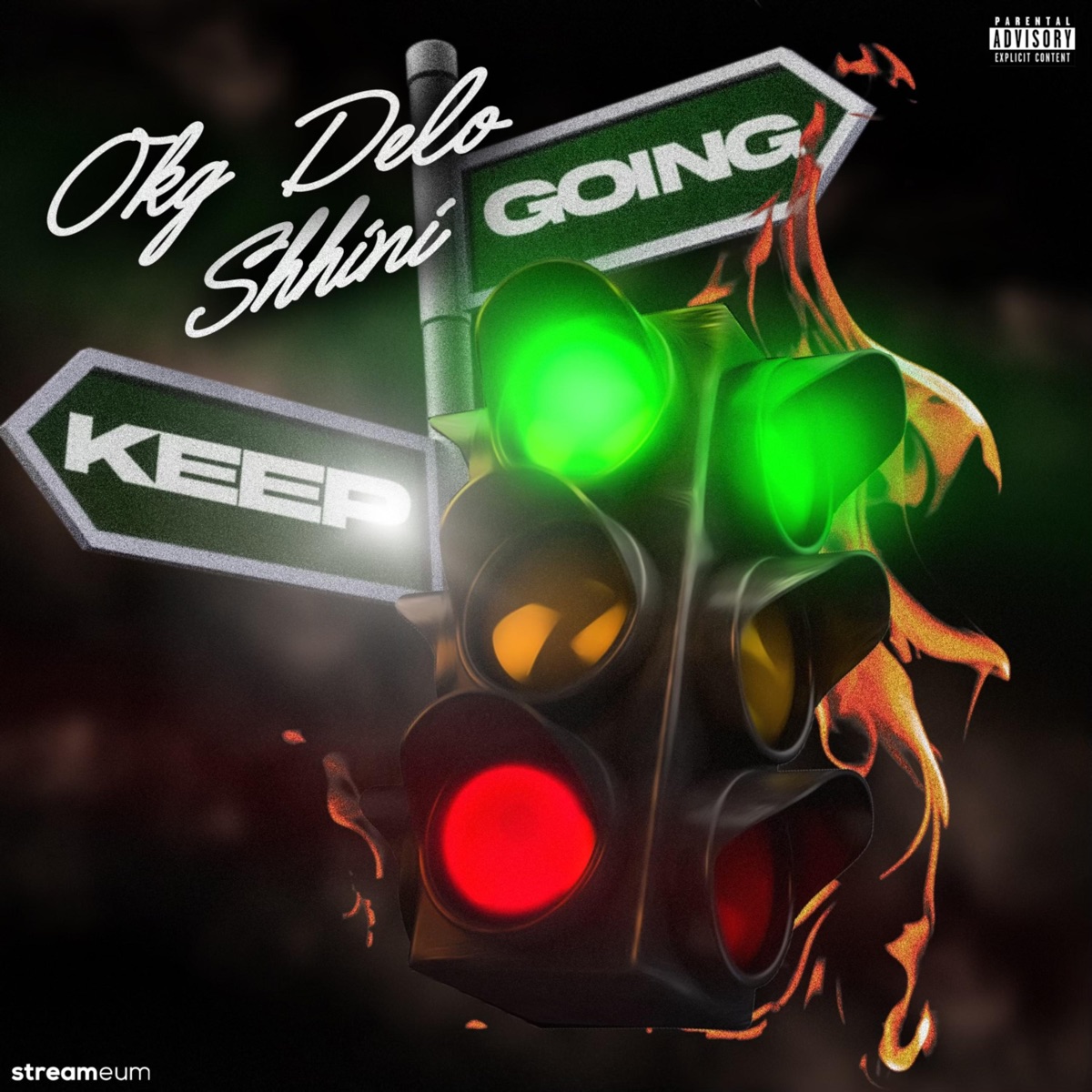 Keep Going (feat. Shhini) - Single by OKG Delo album cover