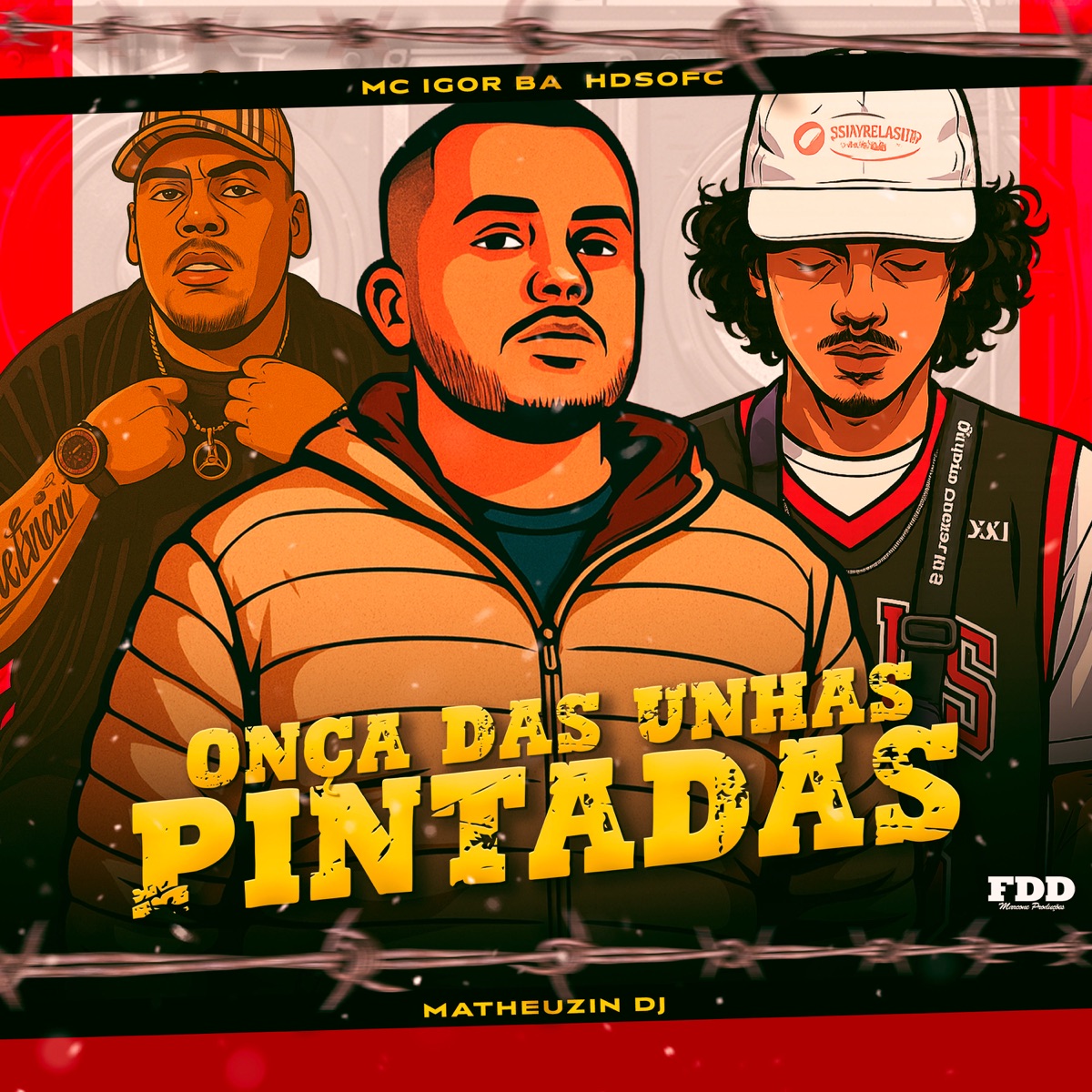 Onça Das Unhas Pintadas - Single by Matheuzin DJ, Hdsofc & MC Igor BA album cover