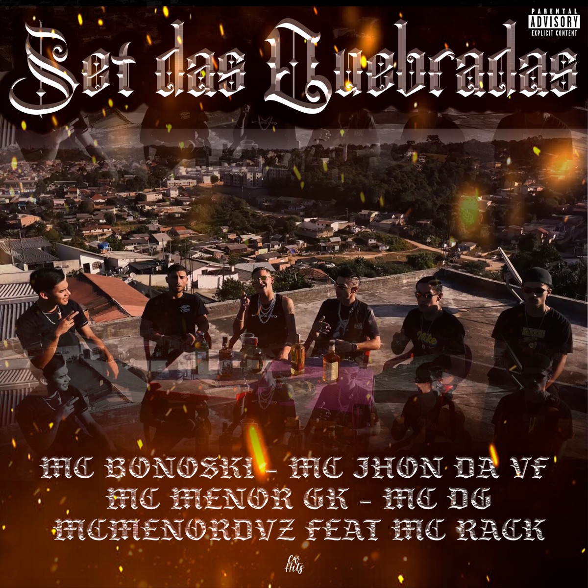 Set das Quebradas (feat. Mc Rack) - Single by Mc bonoski, Mc jhon da vf, Mc Menor GK, McMenordvz & MC DG album cover
