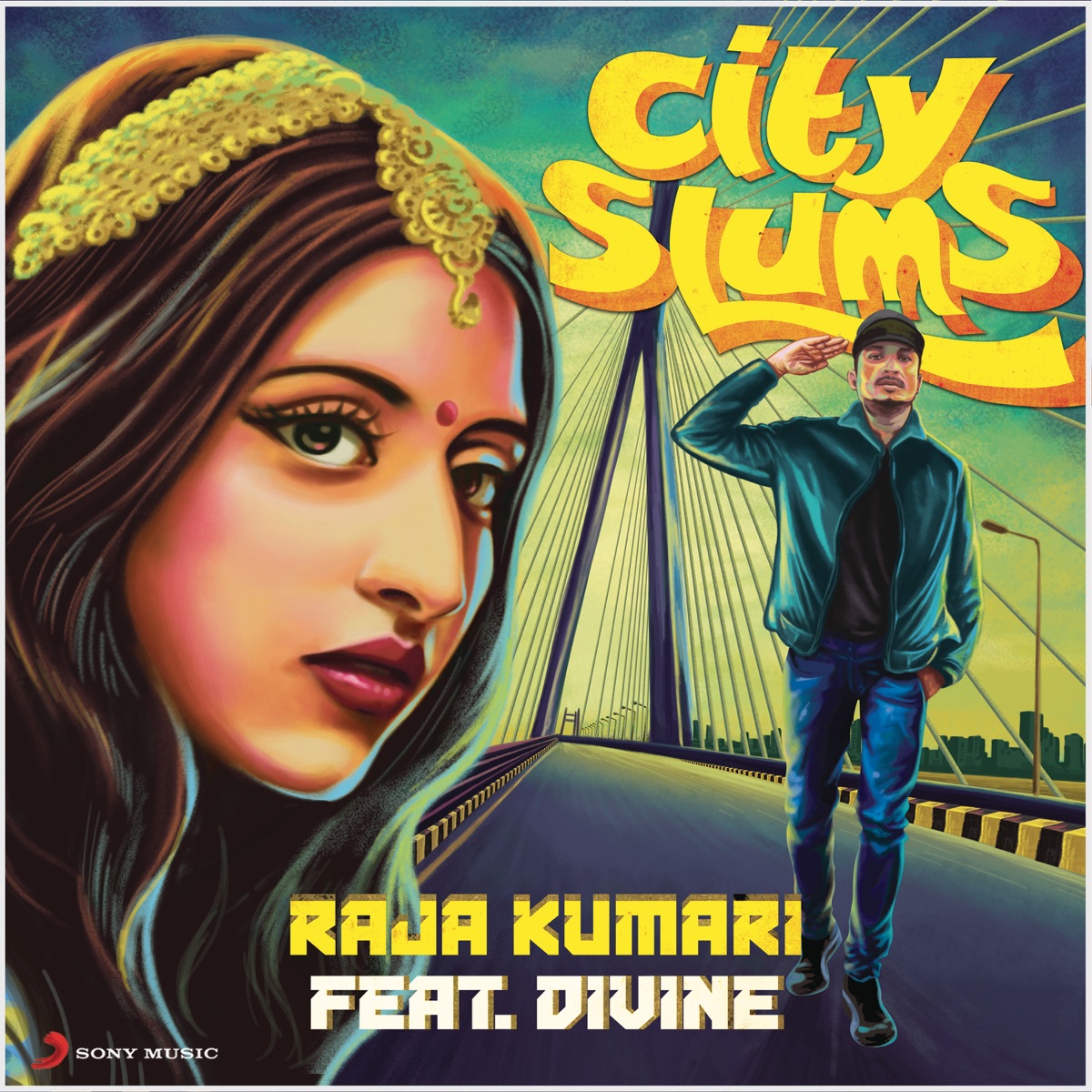 City Slums (feat. DIVINE) - Single by Raja Kumari album cover