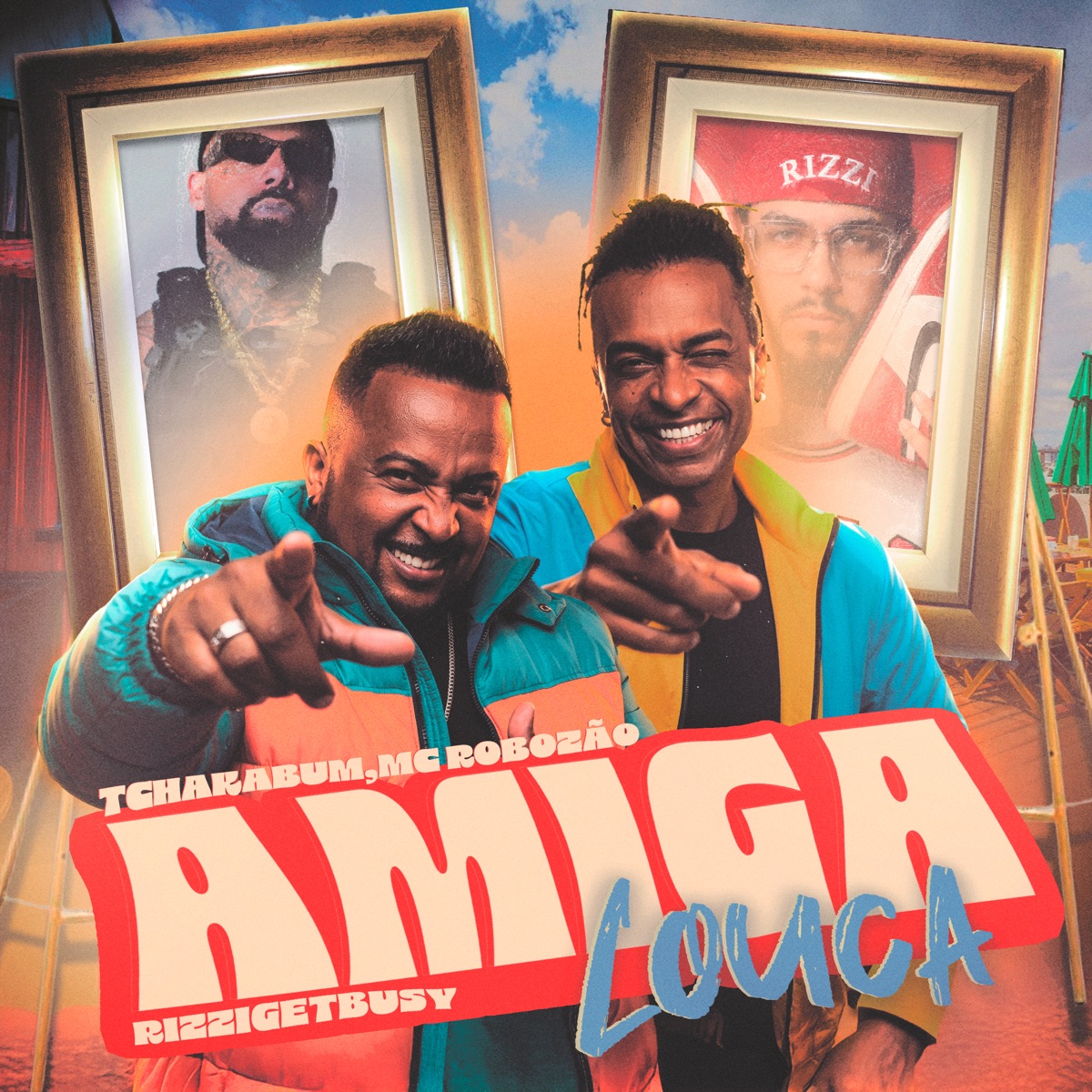Amiga Louca - Single by Mc Robozão, Tchakabum & Rizzi Get Busy album cover
