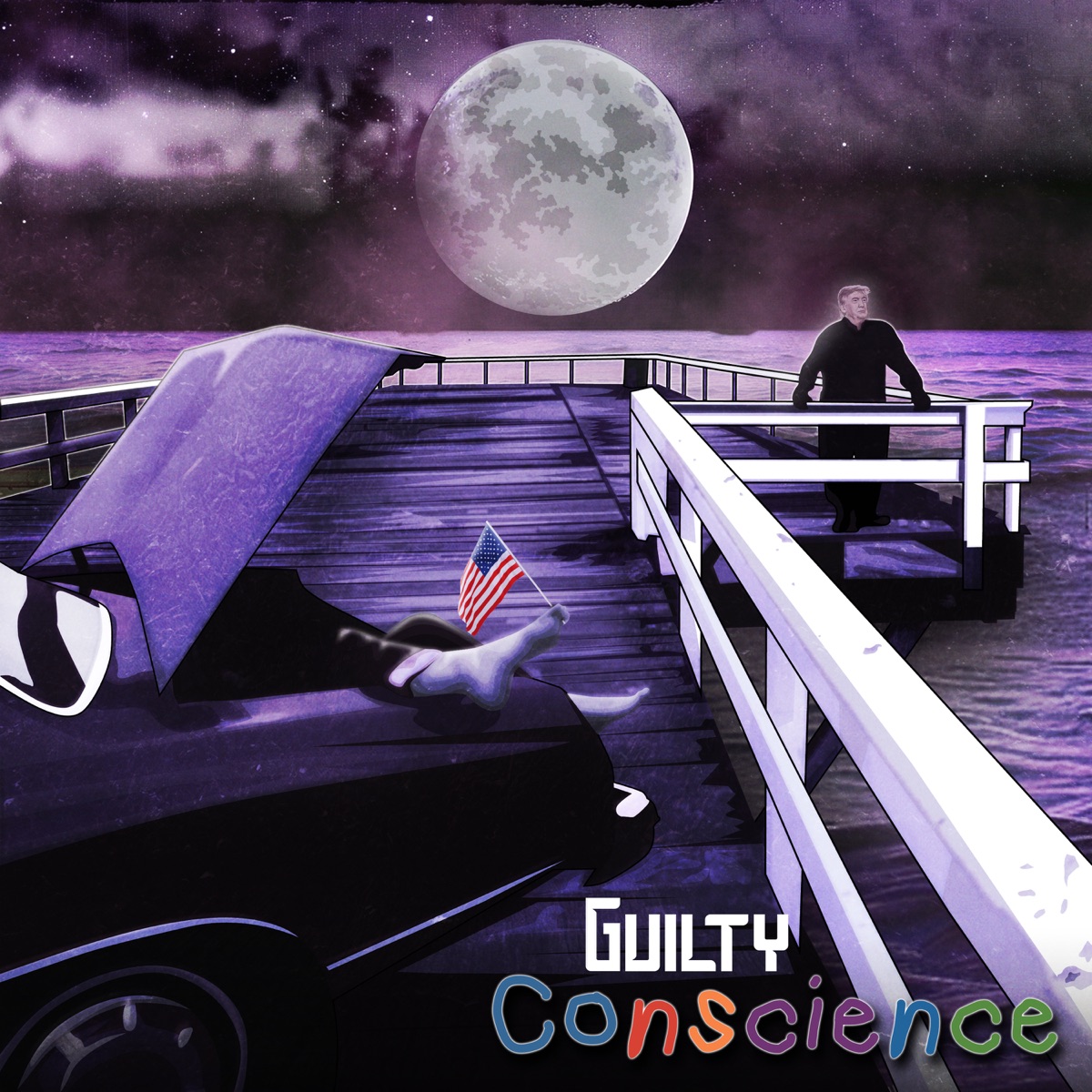 Guilty Conscience ((Trump vs. Biden Parody)) - Single by Lil Donny T & Joe Bribin' album cover