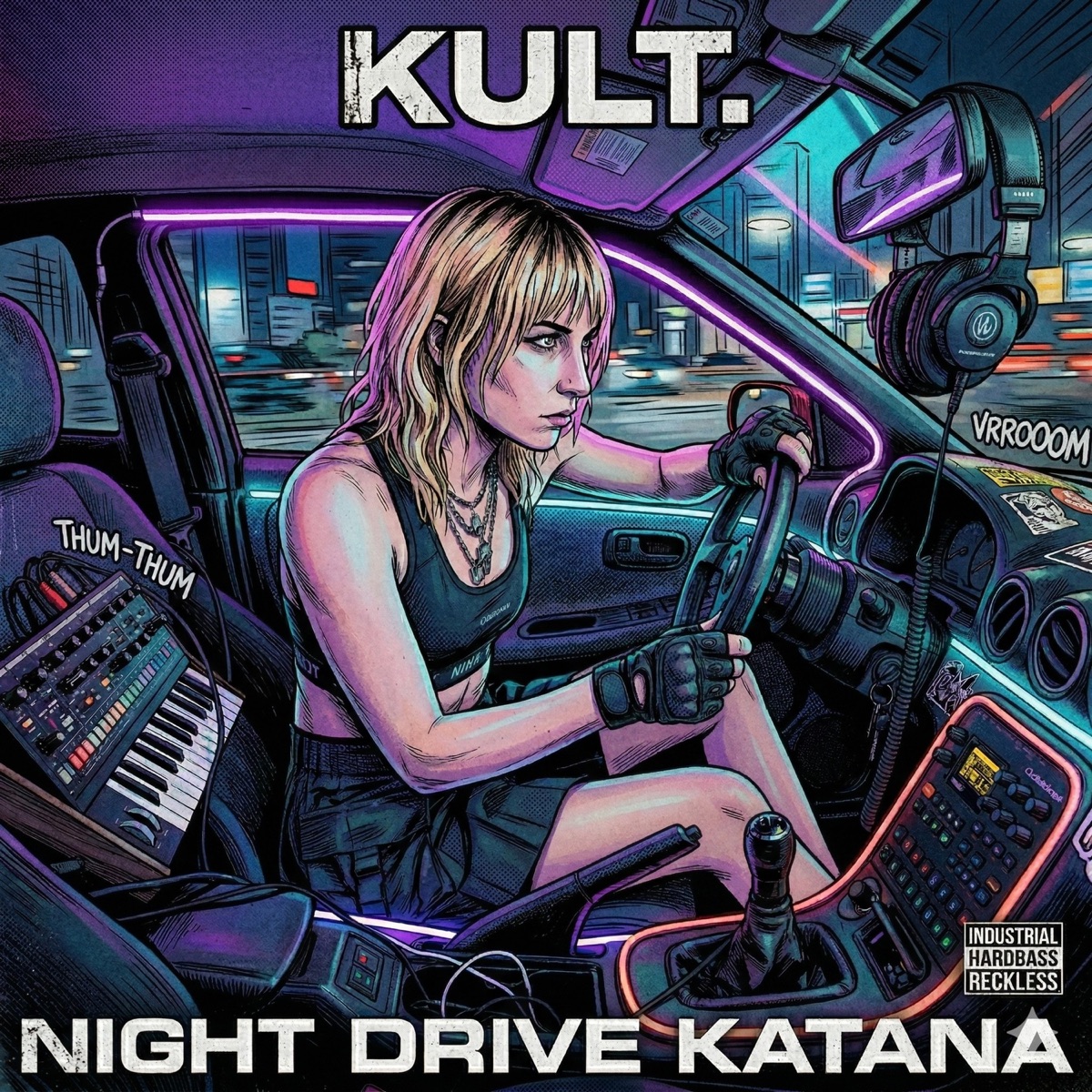 Night Drive Katana - Single by Kult album cover
