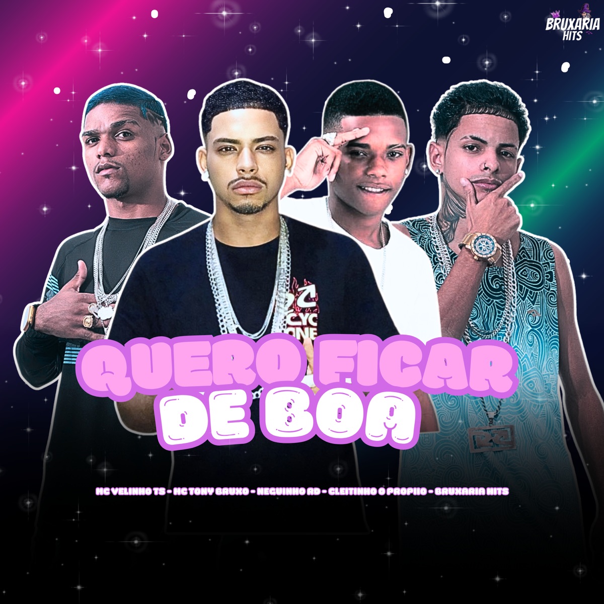 Quero Ficar de Boa - Single by Mc Tony Bruxo, Cleitinho Propiio, Mc Velinho TS & Neguinho Rd album cover