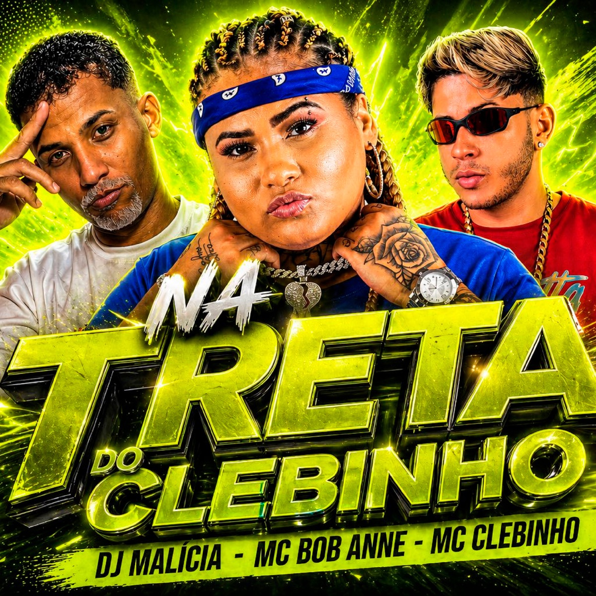 Na Treta do Clebinho - Single by Mc Clebinho, DJ Malicia & MC Bob Anne album cover