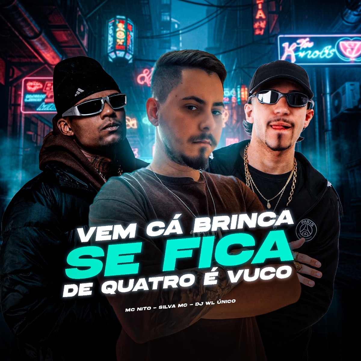 VEM CÁ BRINCA, SE FICA DE QUATRO É VUCO - Single by DJ WL ÚNICO, MC Nito & Silva Mc album cover