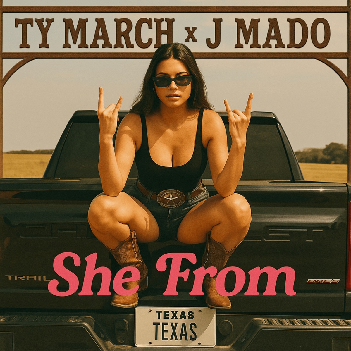 She From Texas - Single by Ty March. & J Mado album cover