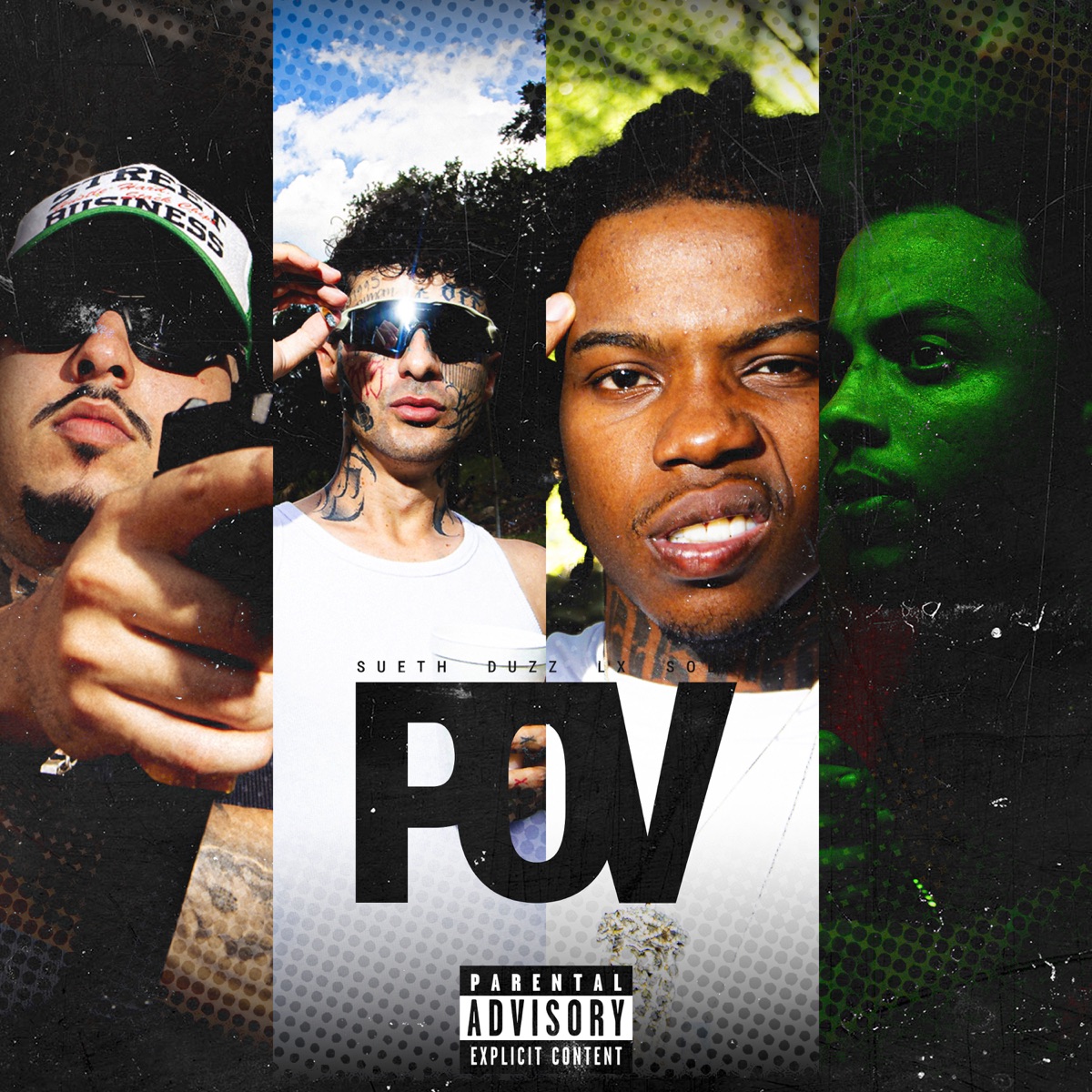 P.O.V. (feat. LX) - Single by Duzz, Sueth & Sobs album cover
