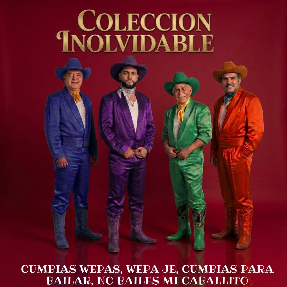 Colección Inolvidable by Cumbias Wepas, wepa je, Cumbias Para Bailar & No Bailes Mi Caballito album cover