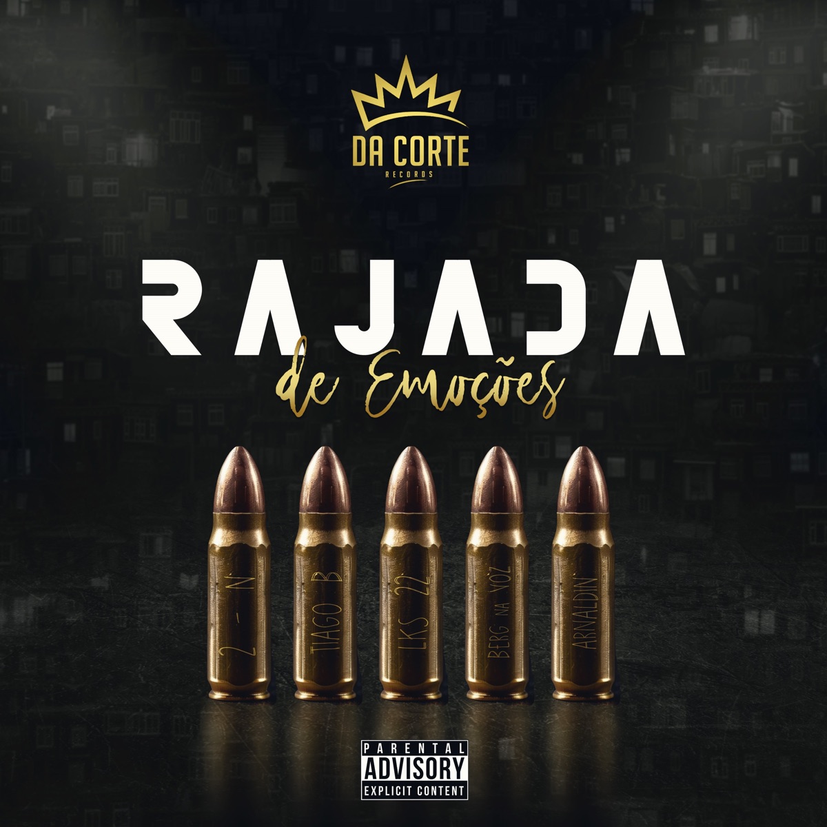 Rajada de Emoções (feat. 2-N, Berg na Voz & Victorinobeats) - Single by Da Corte Records, Tiago B, LKS 22 & Arnaldin album cover