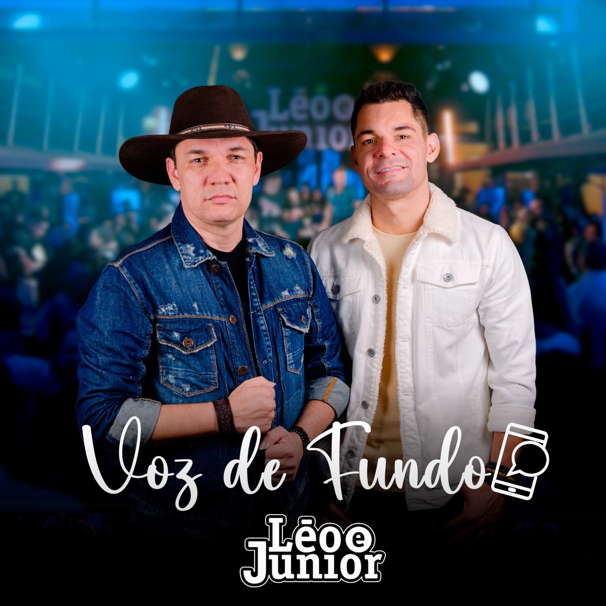 Voz de Fundo (Ao Vivo) - Single by Leo & Junior album cover