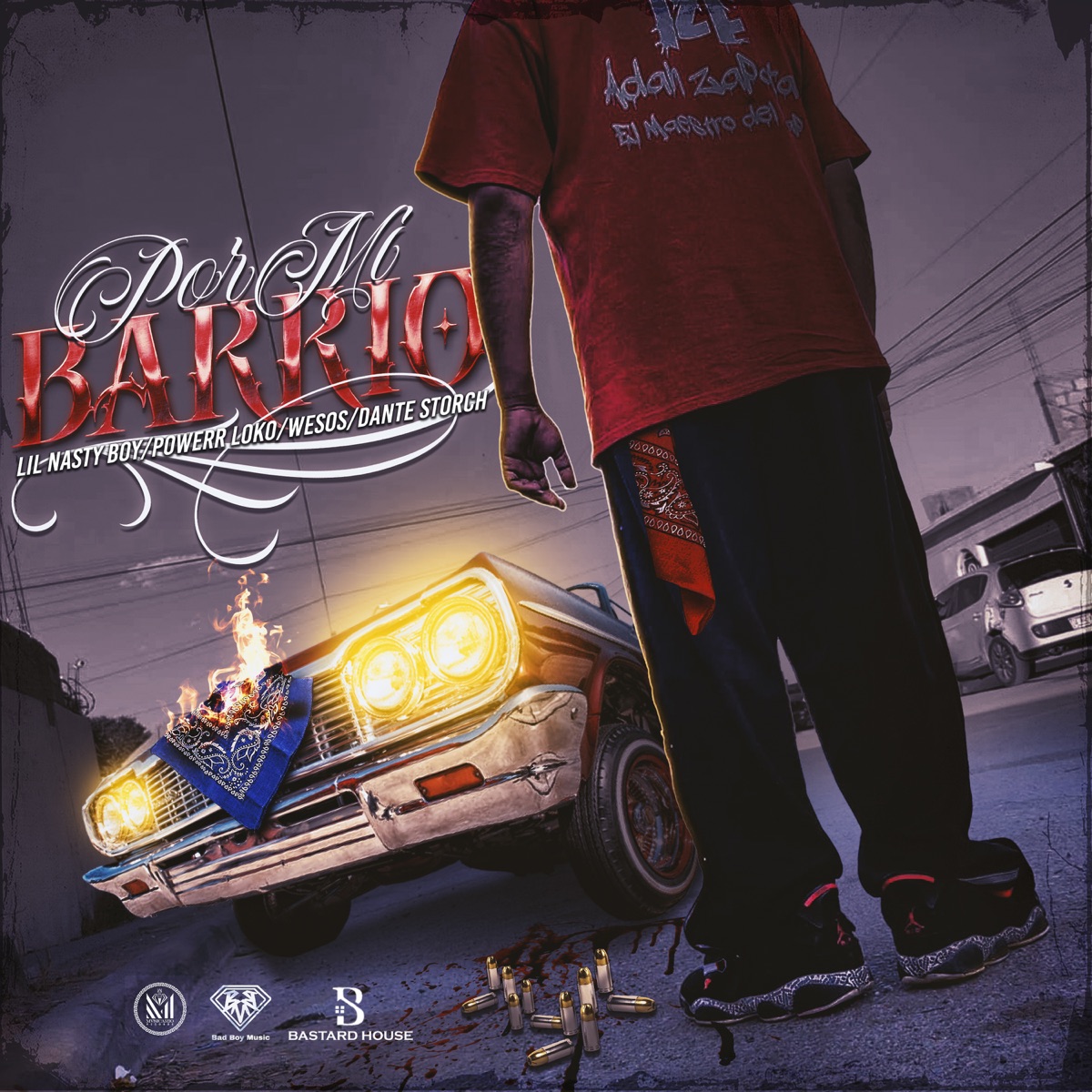 Por Mi Barrio (feat. wesos) - Single by Lil'Nasty Boy, Dante Storch & Powerr Loko album cover